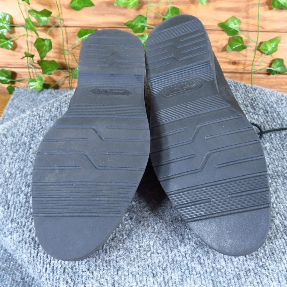 Easy Spirit 630113‎ Mens Oxford Shoes Size 10 Dress Formal Black Nubuck Leather